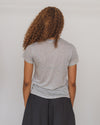 BASERANGE Classic Bamboo Fiber Bamboo Cotton Long Sleeve T-Shirt Collection Round Neck Bottoming Shirt France BAS-TOLS-BA-SU25-GREY MELANGE TOLS-BL-000
